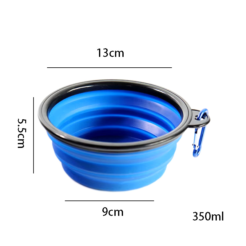 Pet Dog Bowl Collapsible Dog Water Bottle Portable Dogs Food Container Puppy Feeder Outdoor Travel Camping Dog Accessories