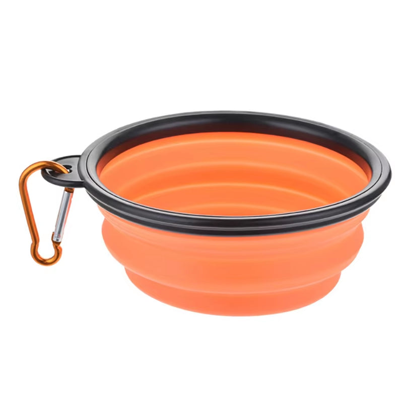 Pet Dog Bowl Collapsible Dog Water Bottle Portable Dogs Food Container Puppy Feeder Outdoor Travel Camping Dog Accessories
