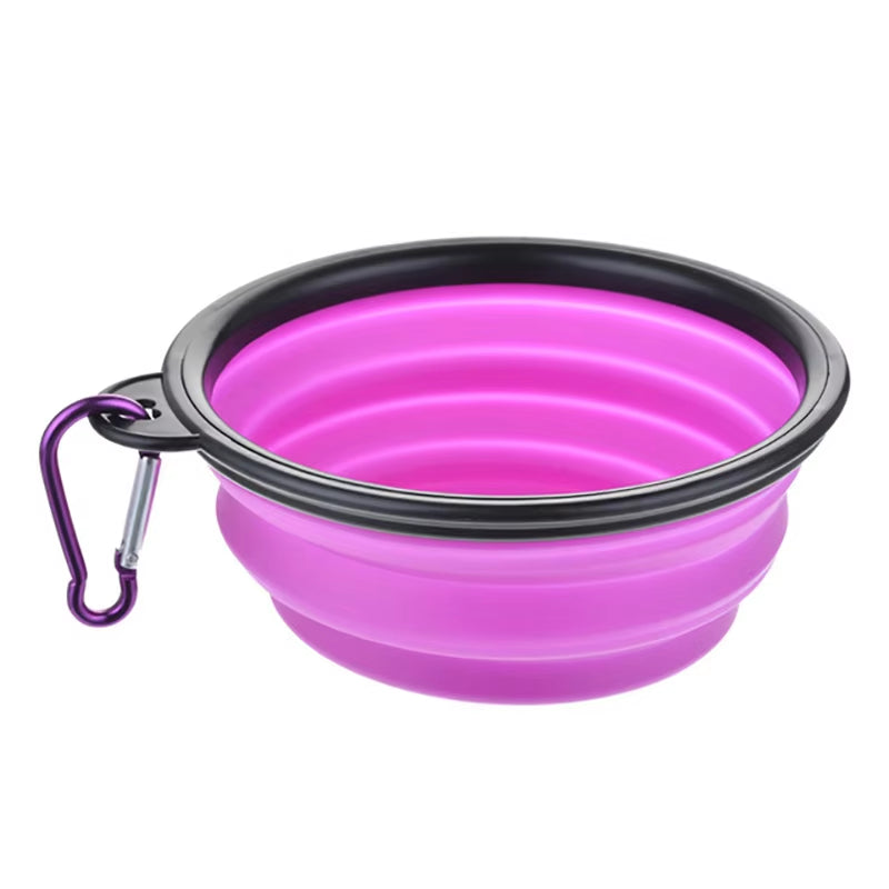 Pet Dog Bowl Collapsible Dog Water Bottle Portable Dogs Food Container Puppy Feeder Outdoor Travel Camping Dog Accessories