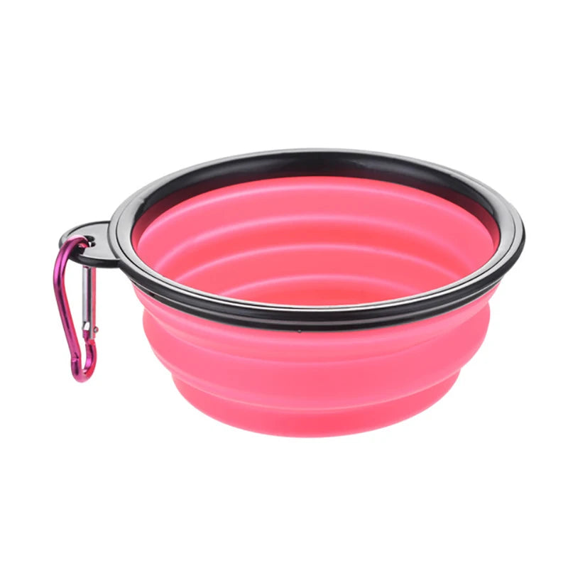 Pet Dog Bowl Collapsible Dog Water Bottle Portable Dogs Food Container Puppy Feeder Outdoor Travel Camping Dog Accessories