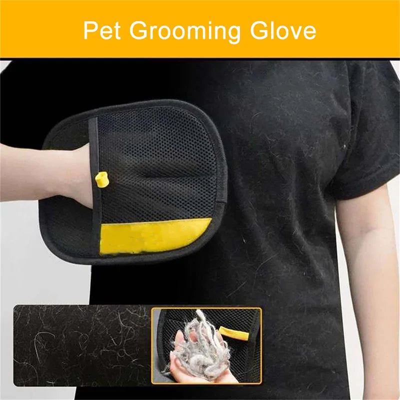Revolutionary Pet Hair Cleaning Gloves - Double-Sided Beauty Tool for Effortless Pet Care!