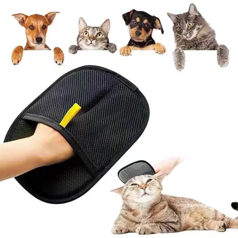 Revolutionary Pet Hair Cleaning Gloves - Double-Sided Beauty Tool for Effortless Pet Care!