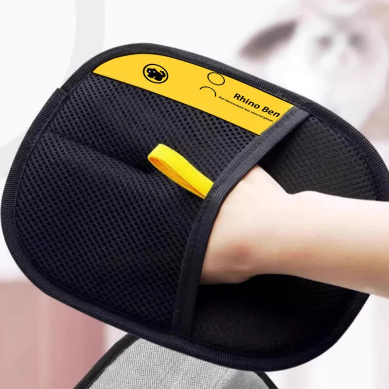 Revolutionary Pet Hair Cleaning Gloves - Double-Sided Beauty Tool for Effortless Pet Care!