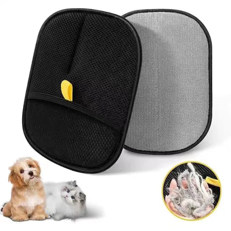 Revolutionary Pet Hair Cleaning Gloves - Double-Sided Beauty Tool for Effortless Pet Care!