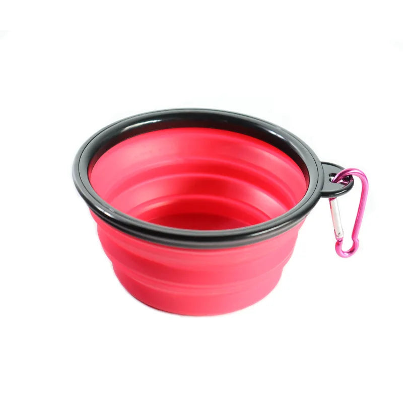 Pet Dog Bowl Collapsible Dog Water Bottle Portable Dogs Food Container Puppy Feeder Outdoor Travel Camping Dog Accessories