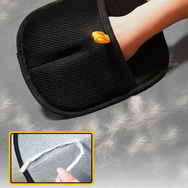 Revolutionary Pet Hair Cleaning Gloves - Double-Sided Beauty Tool for Effortless Pet Care!